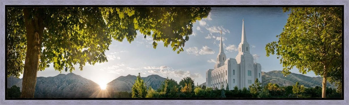 Brigham City, the Day Dawn is Breaking Gallery Wrap
