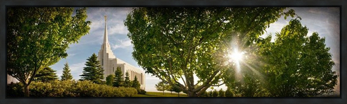 Rexburg, the Day Dawn is Breaking Gallery Wrap