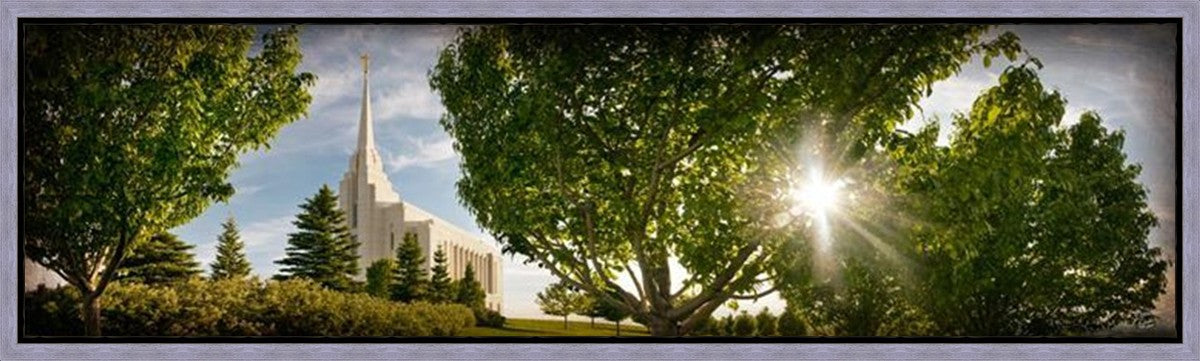 Rexburg, the Day Dawn is Breaking Gallery Wrap
