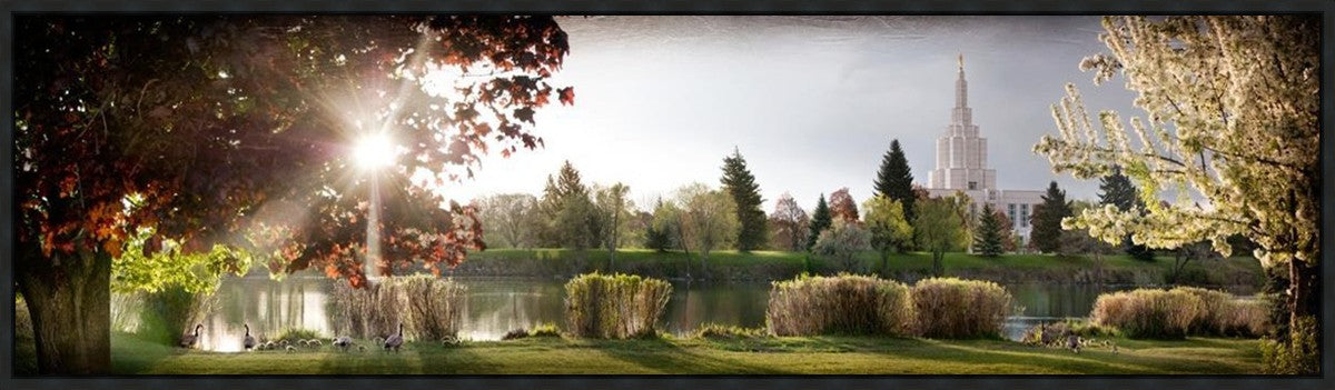 Idaho Falls, The Day Dawn Is Breaking Gallery Wrap
