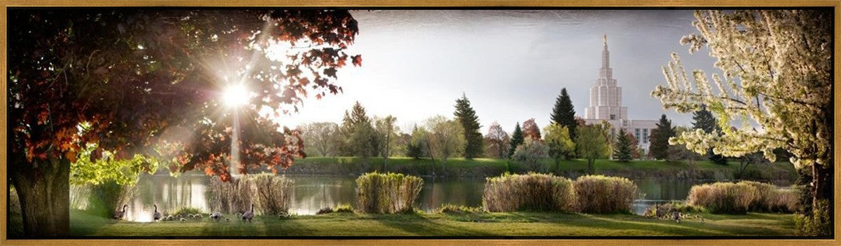 Idaho Falls, The Day Dawn Is Breaking Gallery Wrap
