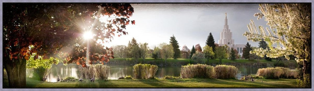 Idaho Falls, The Day Dawn Is Breaking Gallery Wrap