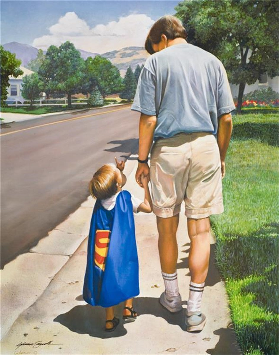 Even Superman Needs A Dad Gallery Wrap