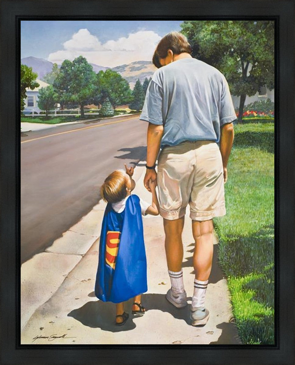 Even Superman Needs A Dad Gallery Wrap