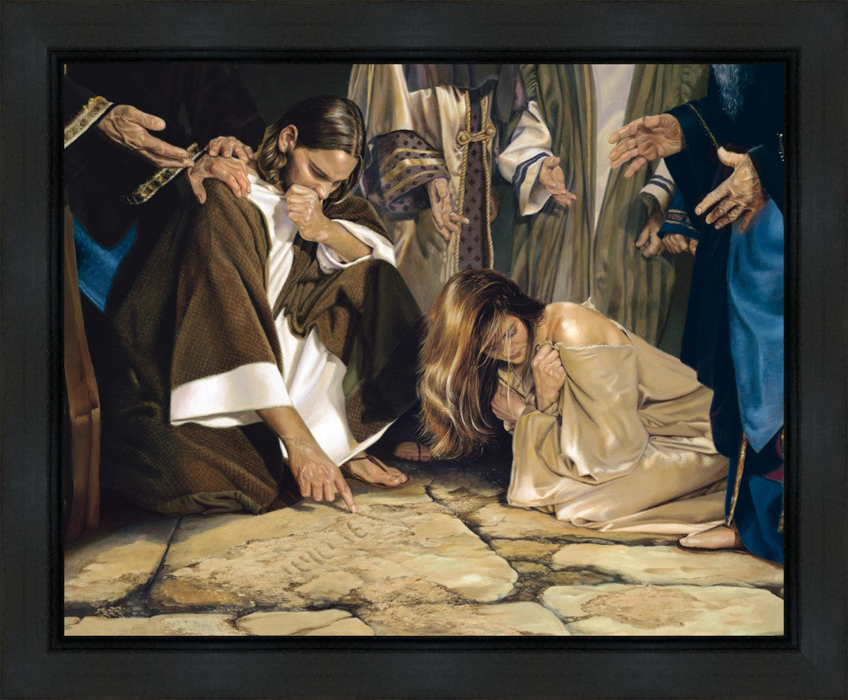 He That Is Without Sin Gallery Wrap