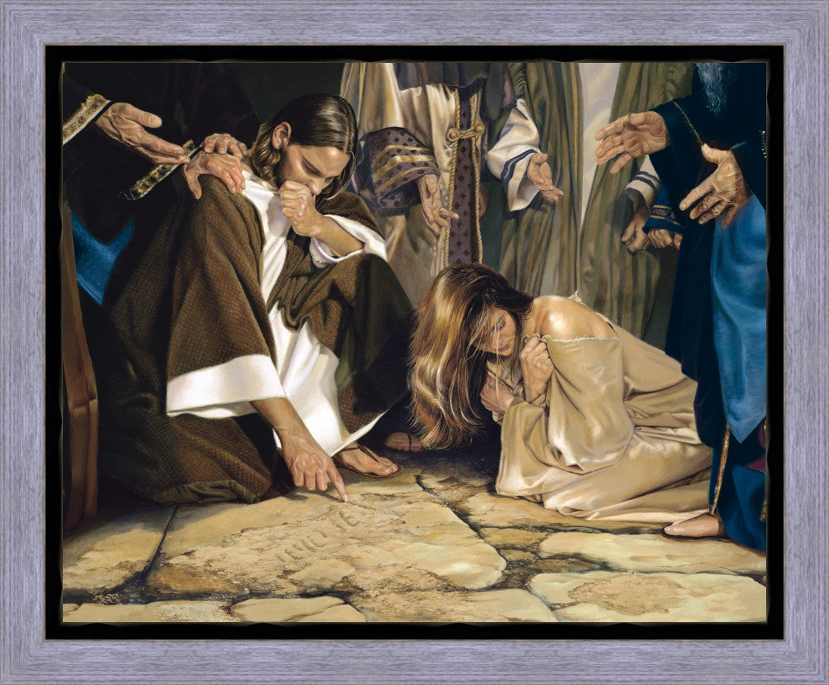 He That Is Without Sin Gallery Wrap