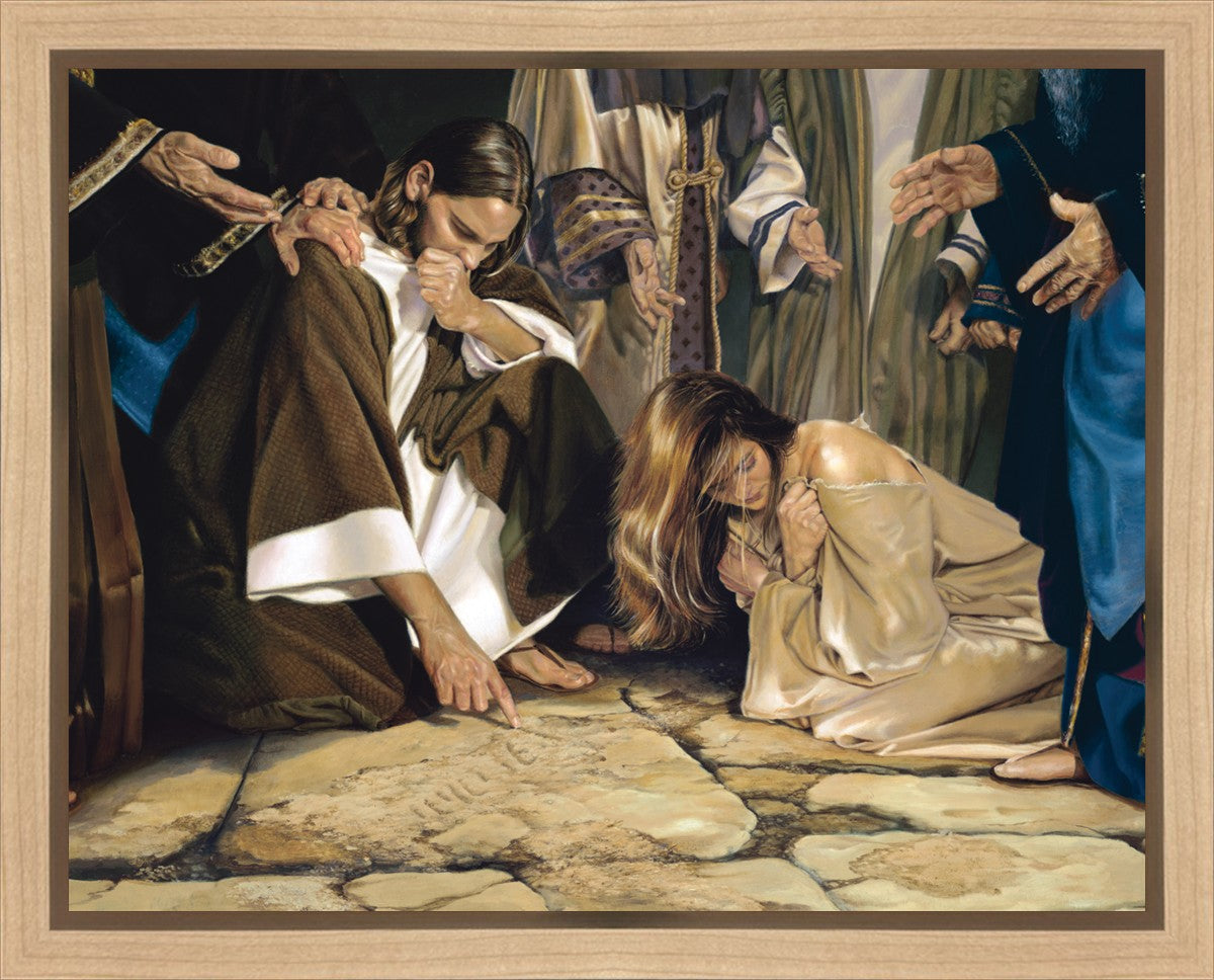 He That Is Without Sin Gallery Wrap