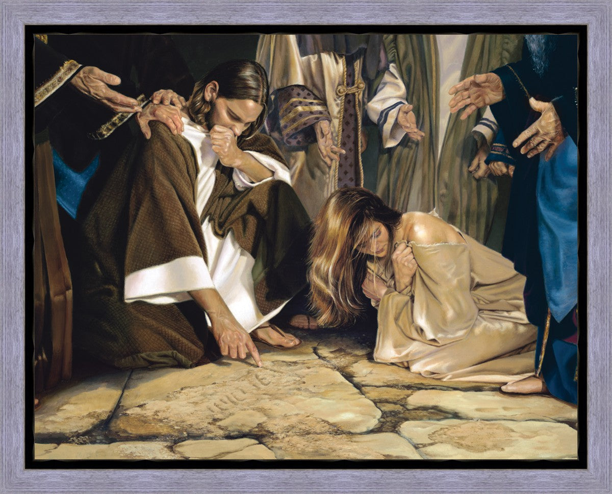 He That Is Without Sin Gallery Wrap