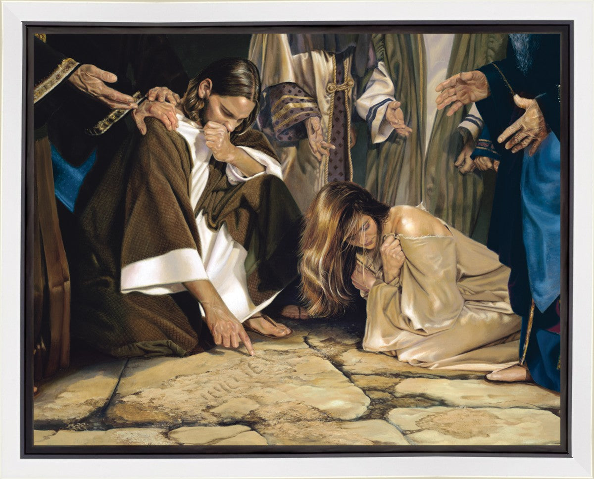 He That Is Without Sin Gallery Wrap