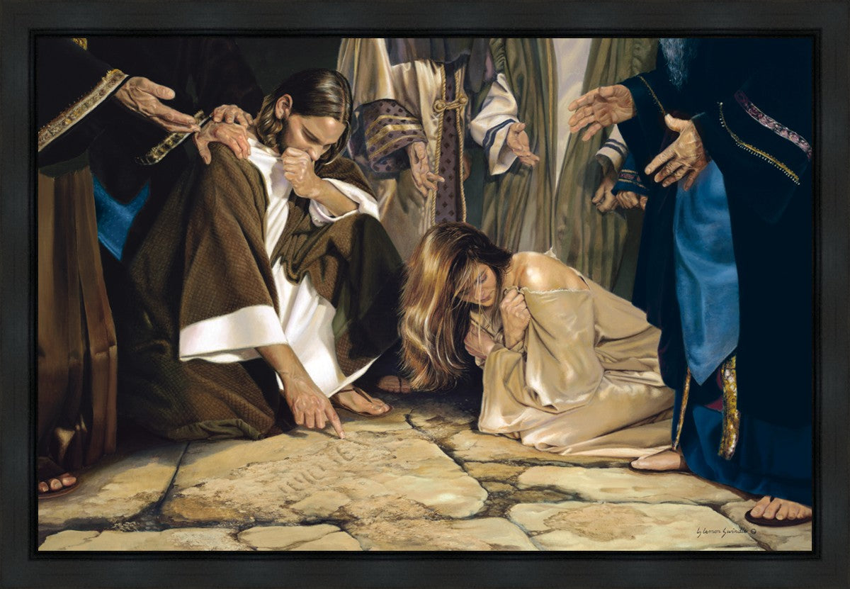 He That Is Without Sin Gallery Wrap
