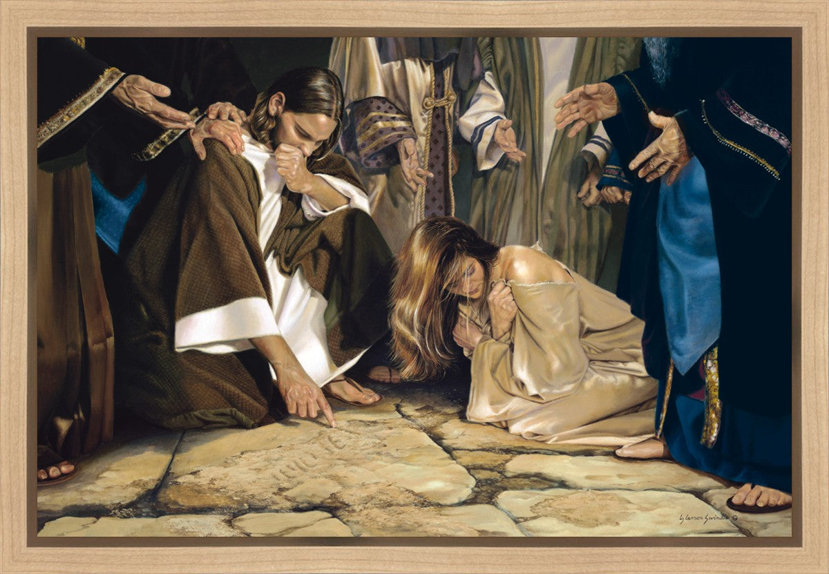 He That Is Without Sin Gallery Wrap