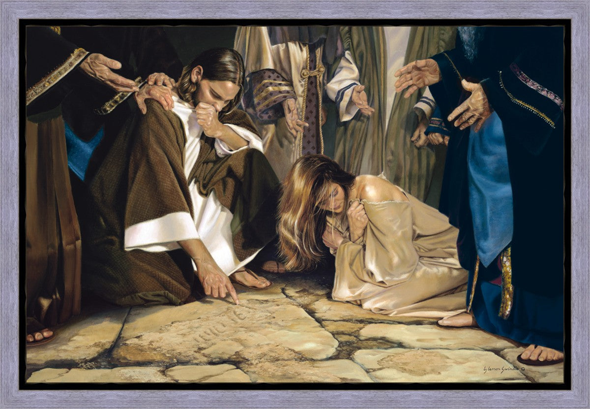 He That Is Without Sin Gallery Wrap