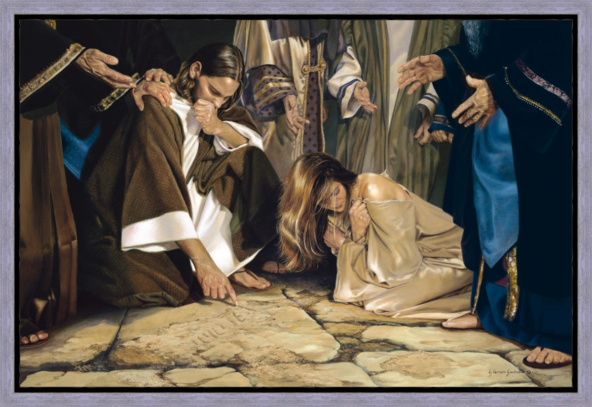 He That Is Without Sin Gallery Wrap