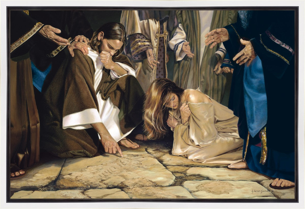He That Is Without Sin Gallery Wrap