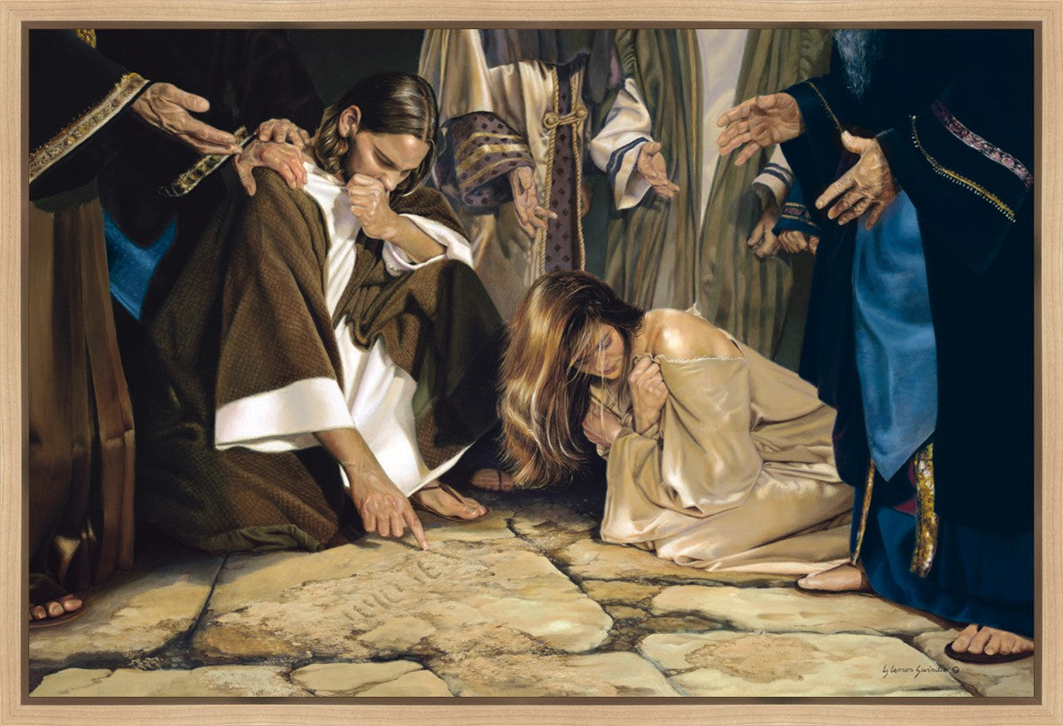 He That Is Without Sin Gallery Wrap