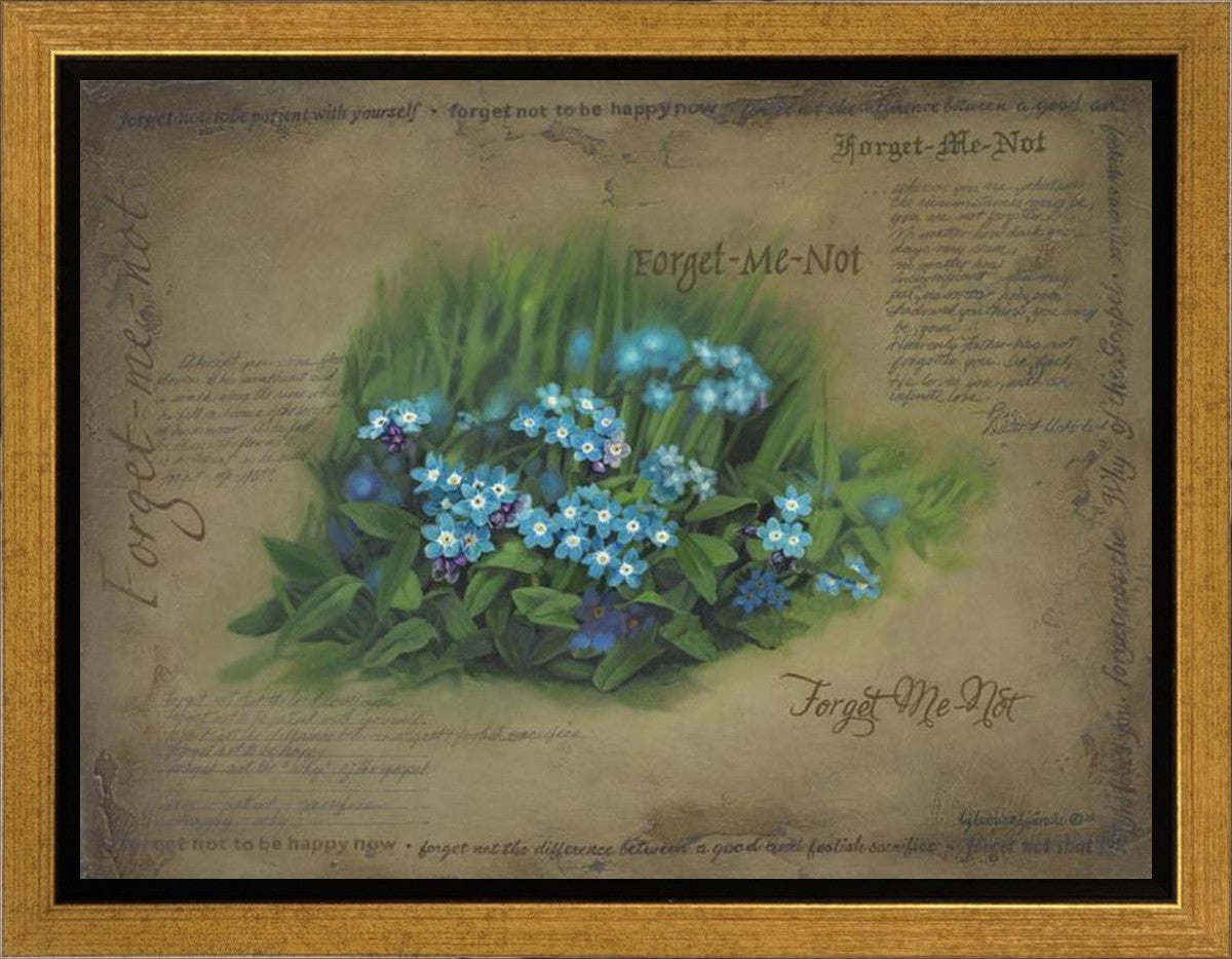 Forget Me Not Gallery Wrap