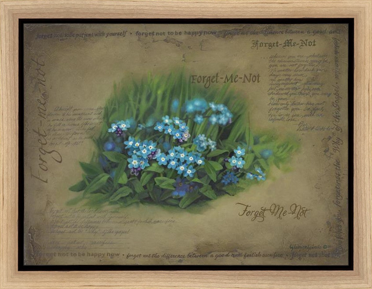 Forget Me Not Gallery Wrap
