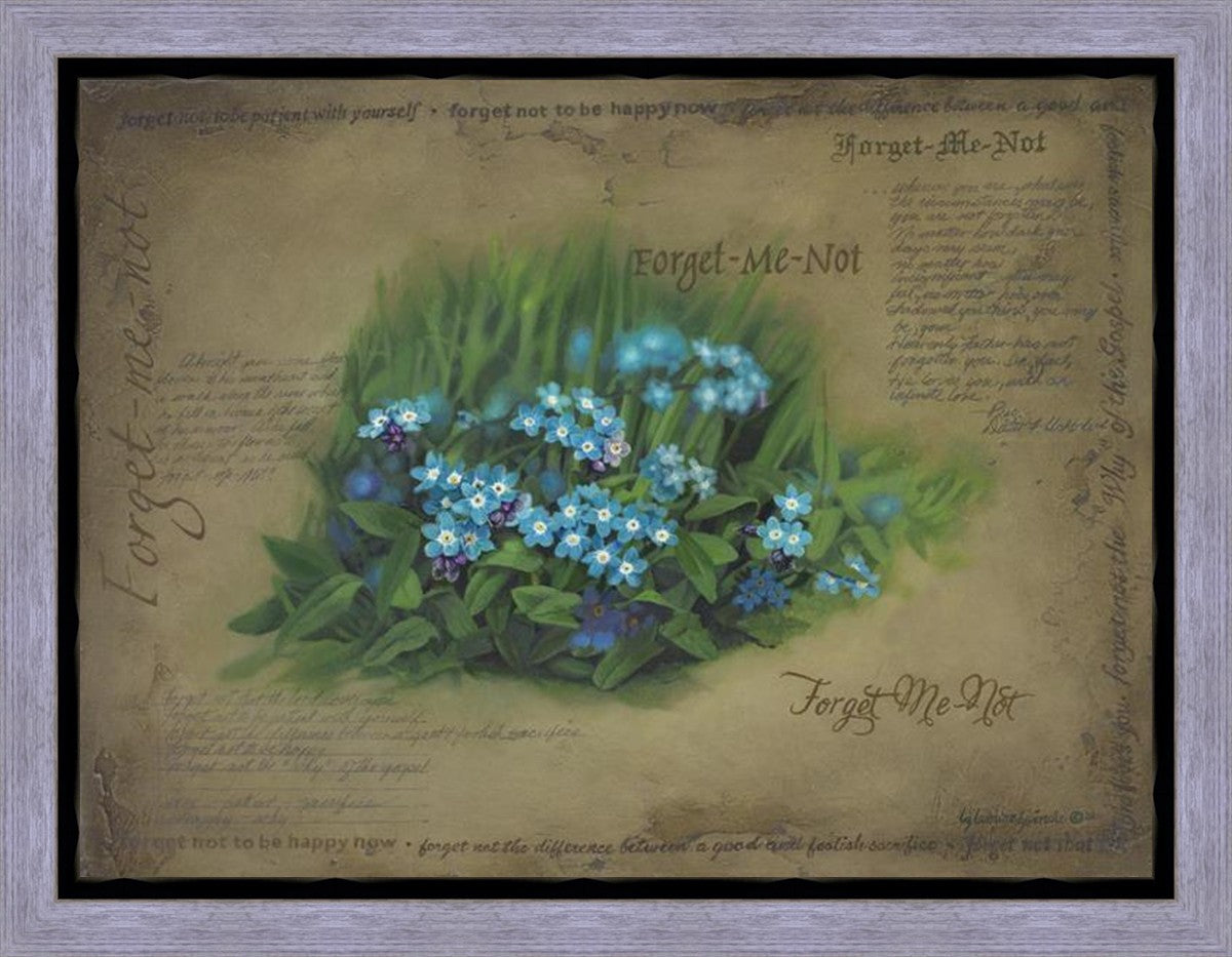 Forget Me Not Gallery Wrap