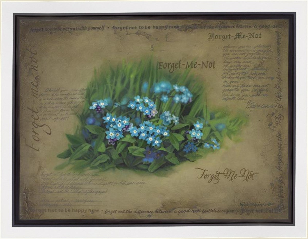 Forget Me Not Gallery Wrap