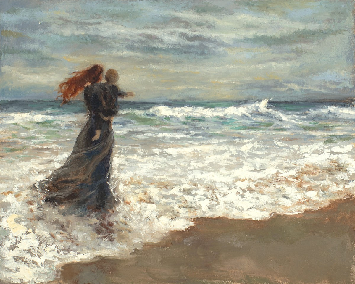 We Face the Wild Ocean Gallery Wrap