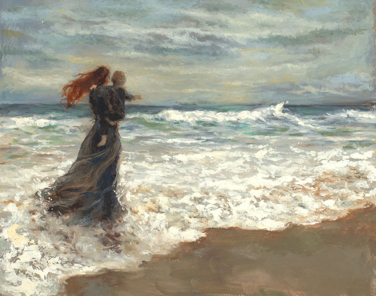 We Face the Wild Ocean Gallery Wrap