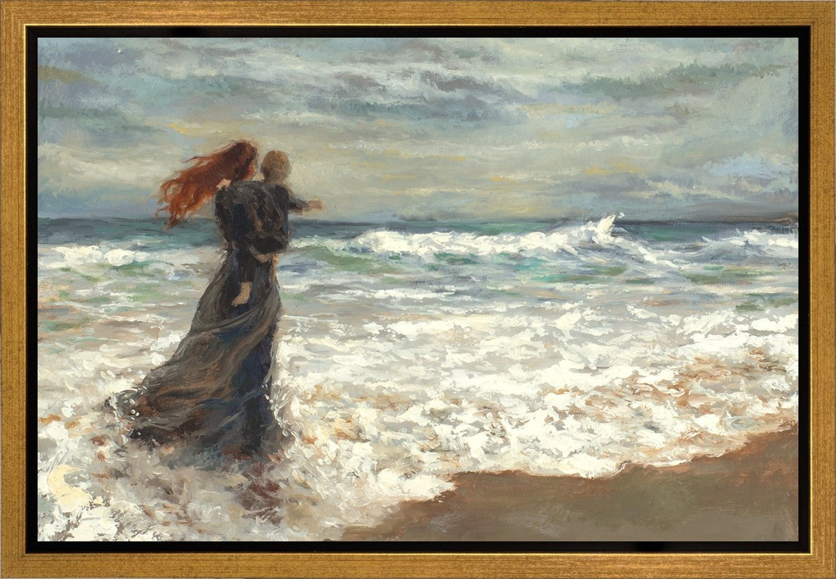 We Face the Wild Ocean Gallery Wrap