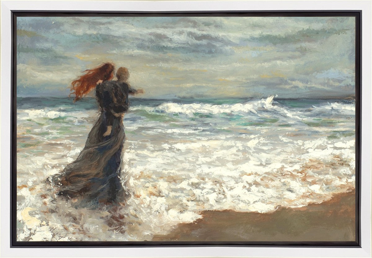 We Face the Wild Ocean Gallery Wrap