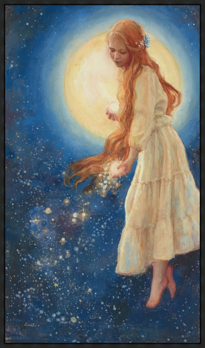 Sharing Her Light Large Wall Art Gallery Wrap