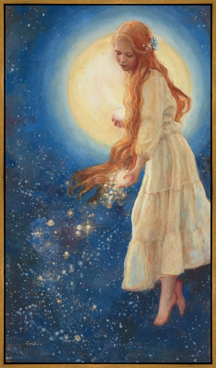 Sharing Her Light Large Wall Art Gallery Wrap