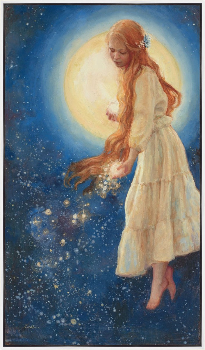 Sharing Her Light Large Wall Art Gallery Wrap