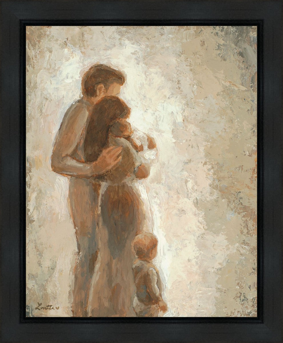 Family Looking Towards the Light Gallery Wrap