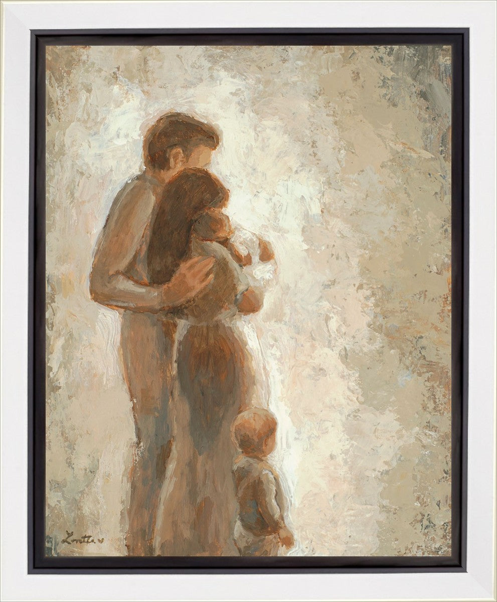 Family Looking Towards the Light Gallery Wrap