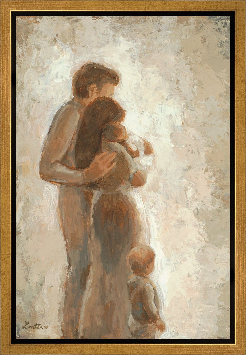 Family Looking Towards the Light Gallery Wrap