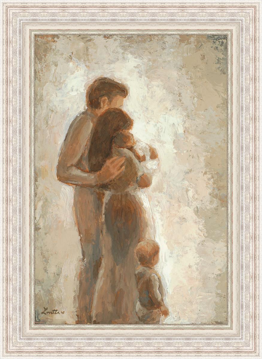 Family Looking Towards the Light