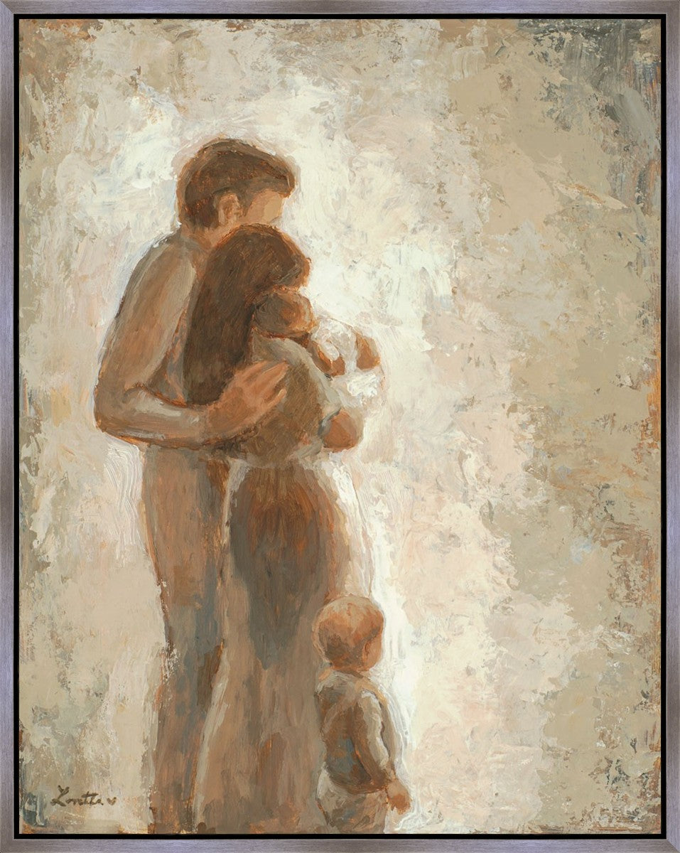 Family Looking Towards the Light Gallery Wrap
