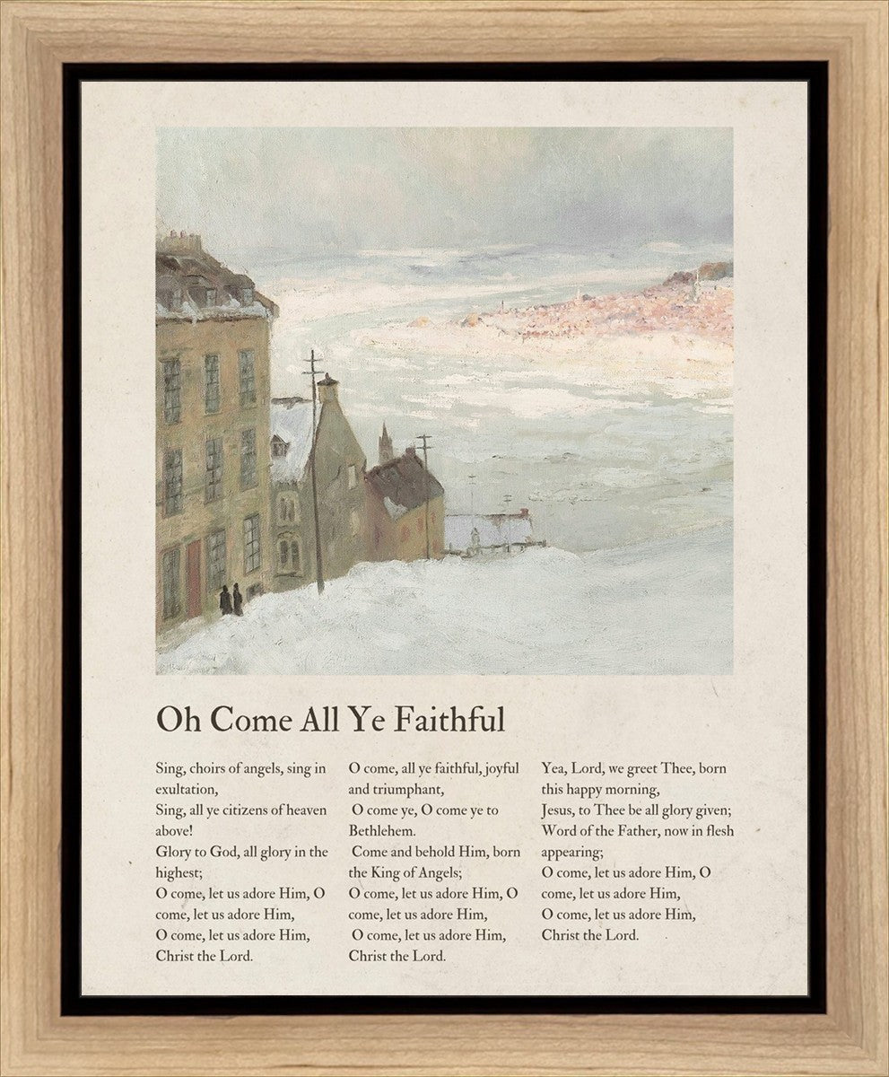 Oh Come All Ye Faithful Gallery Wrap