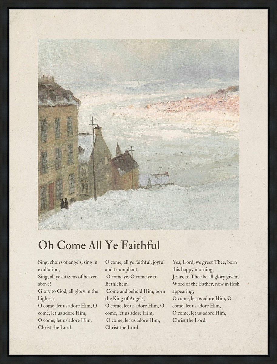 Oh Come All Ye Faithful Gallery Wrap
