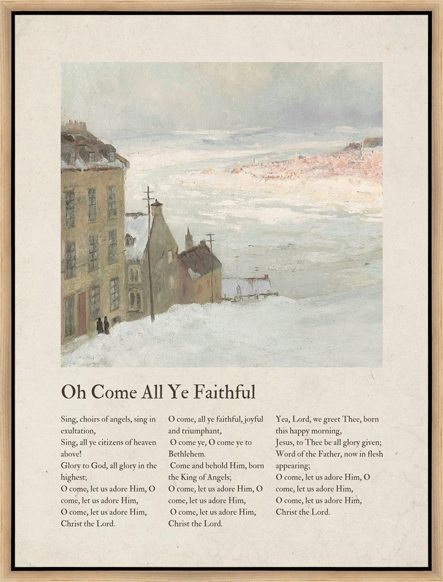 Oh Come All Ye Faithful Gallery Wrap