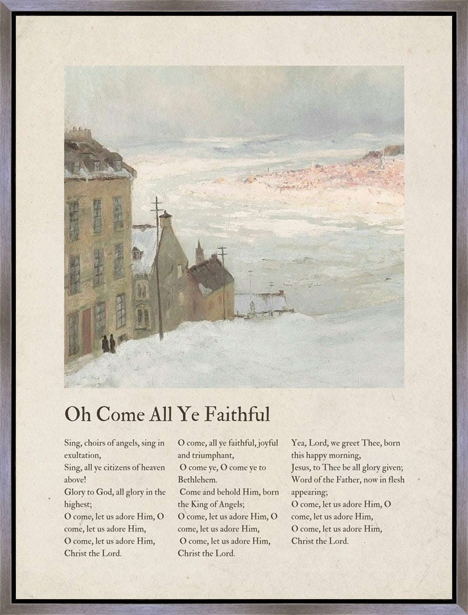 Oh Come All Ye Faithful Gallery Wrap