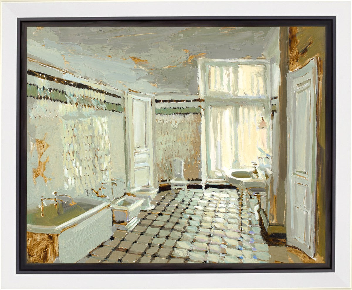 Parisian Bathroom Gallery Wrap