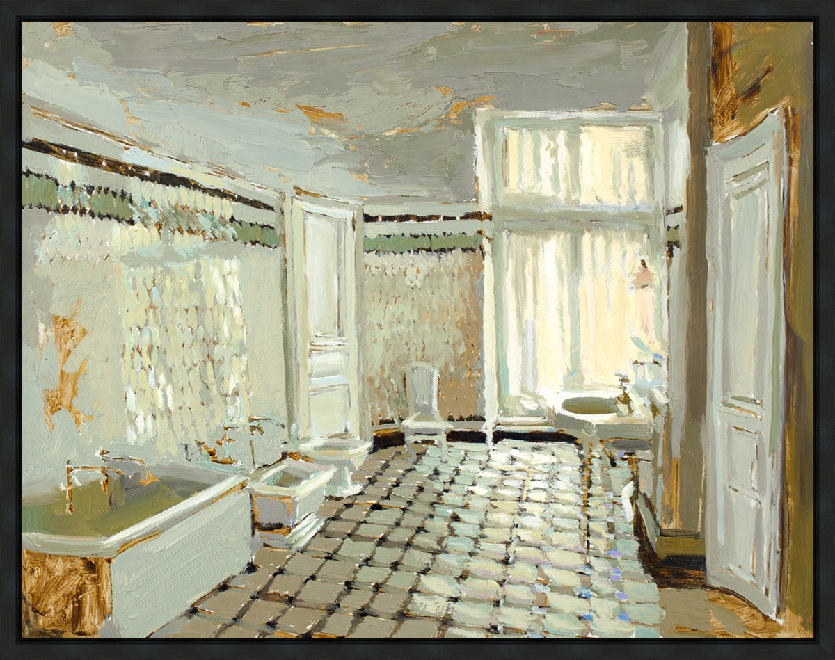 Parisian Bathroom Gallery Wrap
