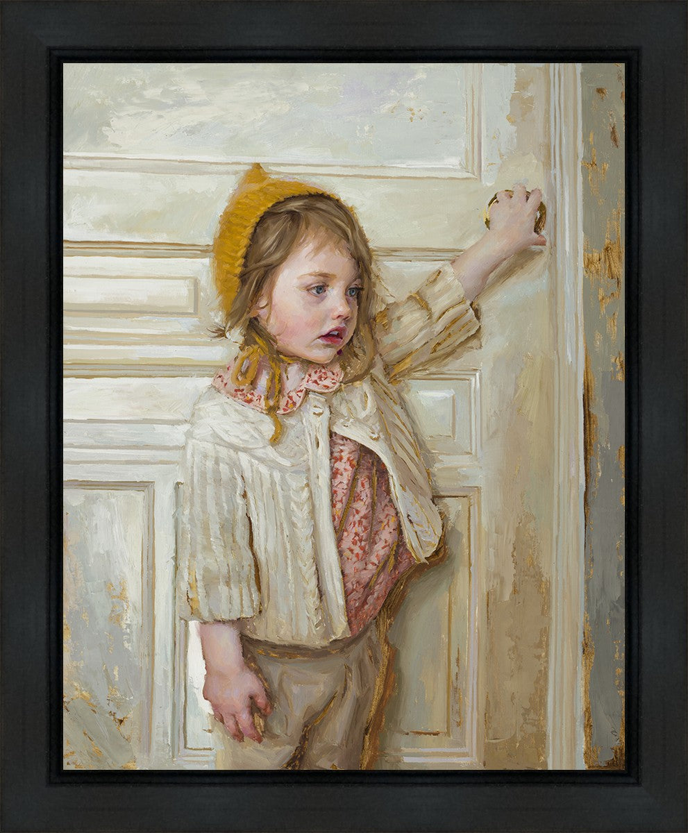Girl in a White Doorway Gallery Wrap