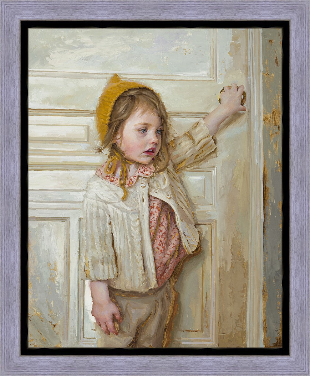 Girl in a White Doorway Gallery Wrap