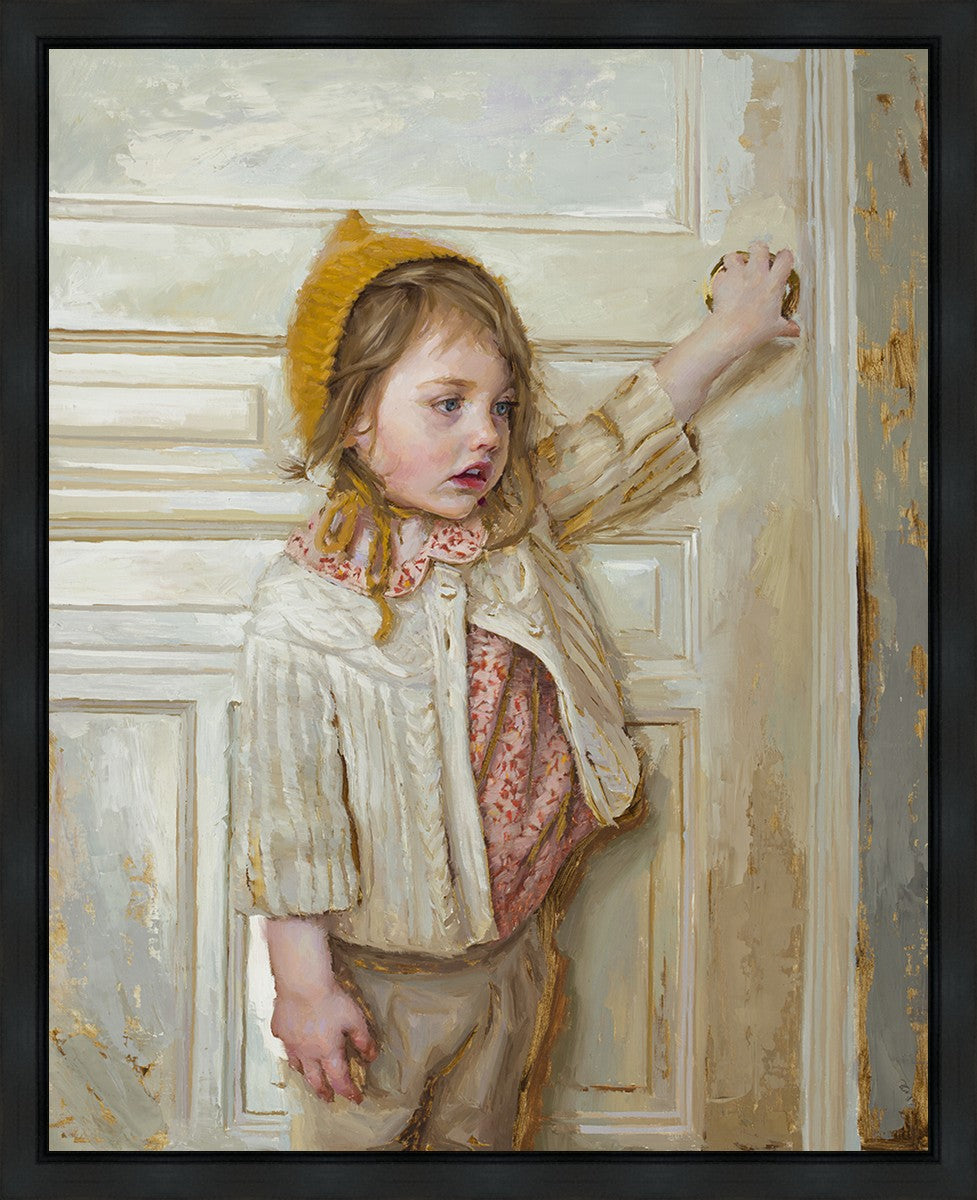 Girl in a White Doorway Gallery Wrap