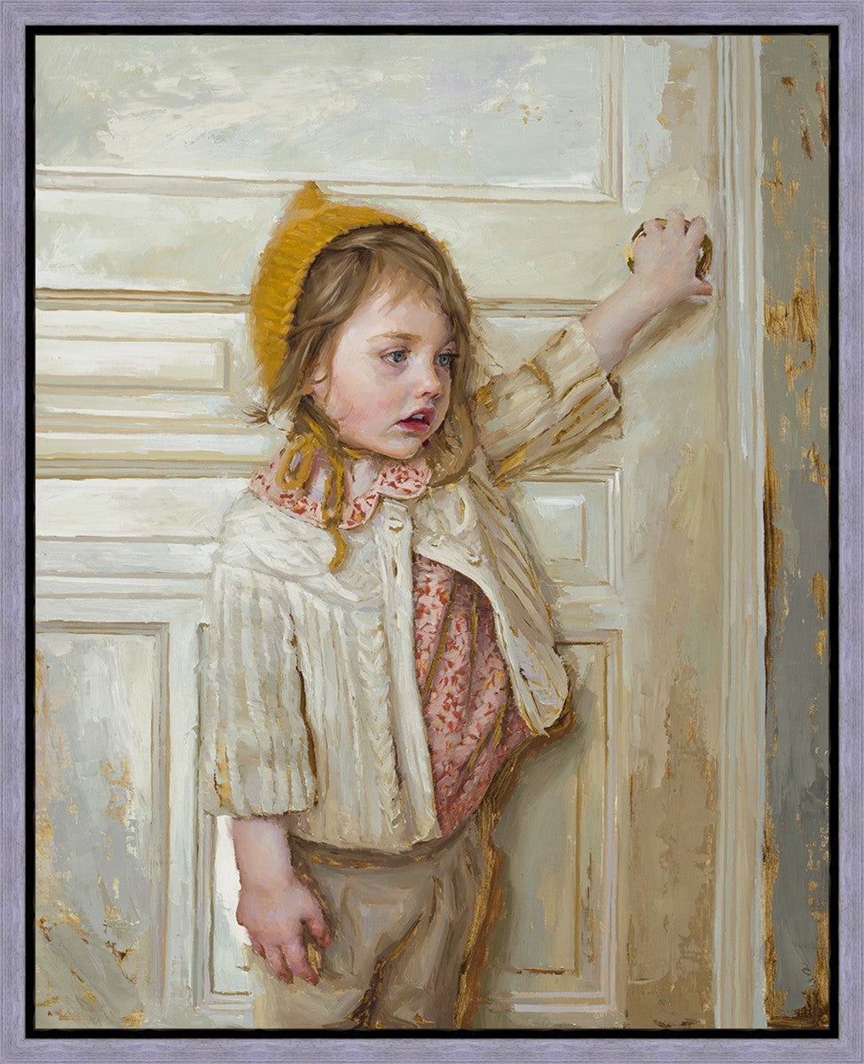 Girl in a White Doorway Gallery Wrap