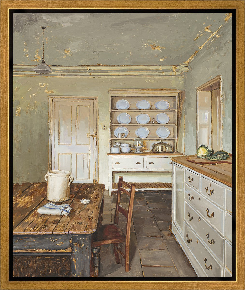 English Kitchen Interior Gallery Wrap