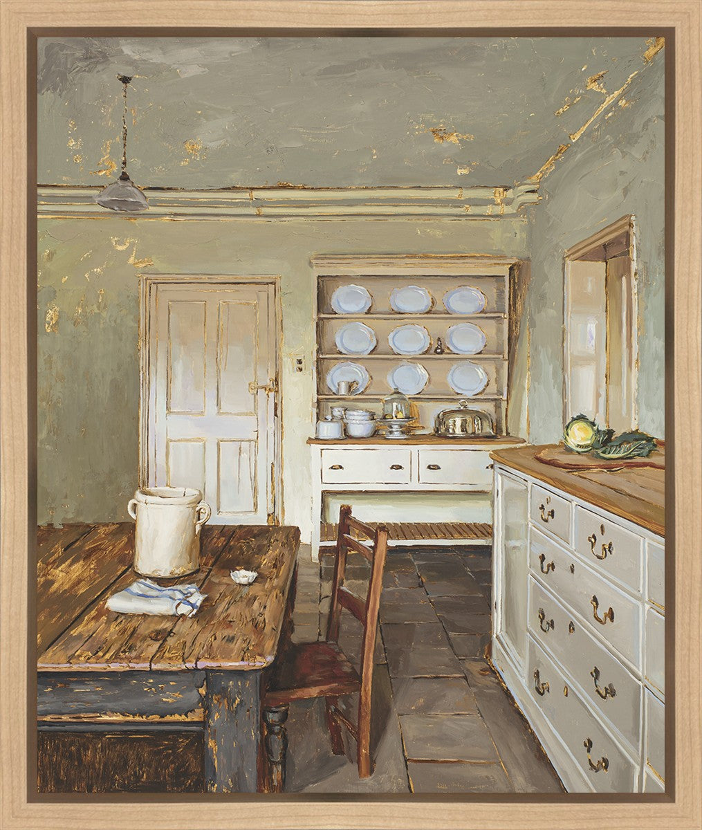 English Kitchen Interior Gallery Wrap