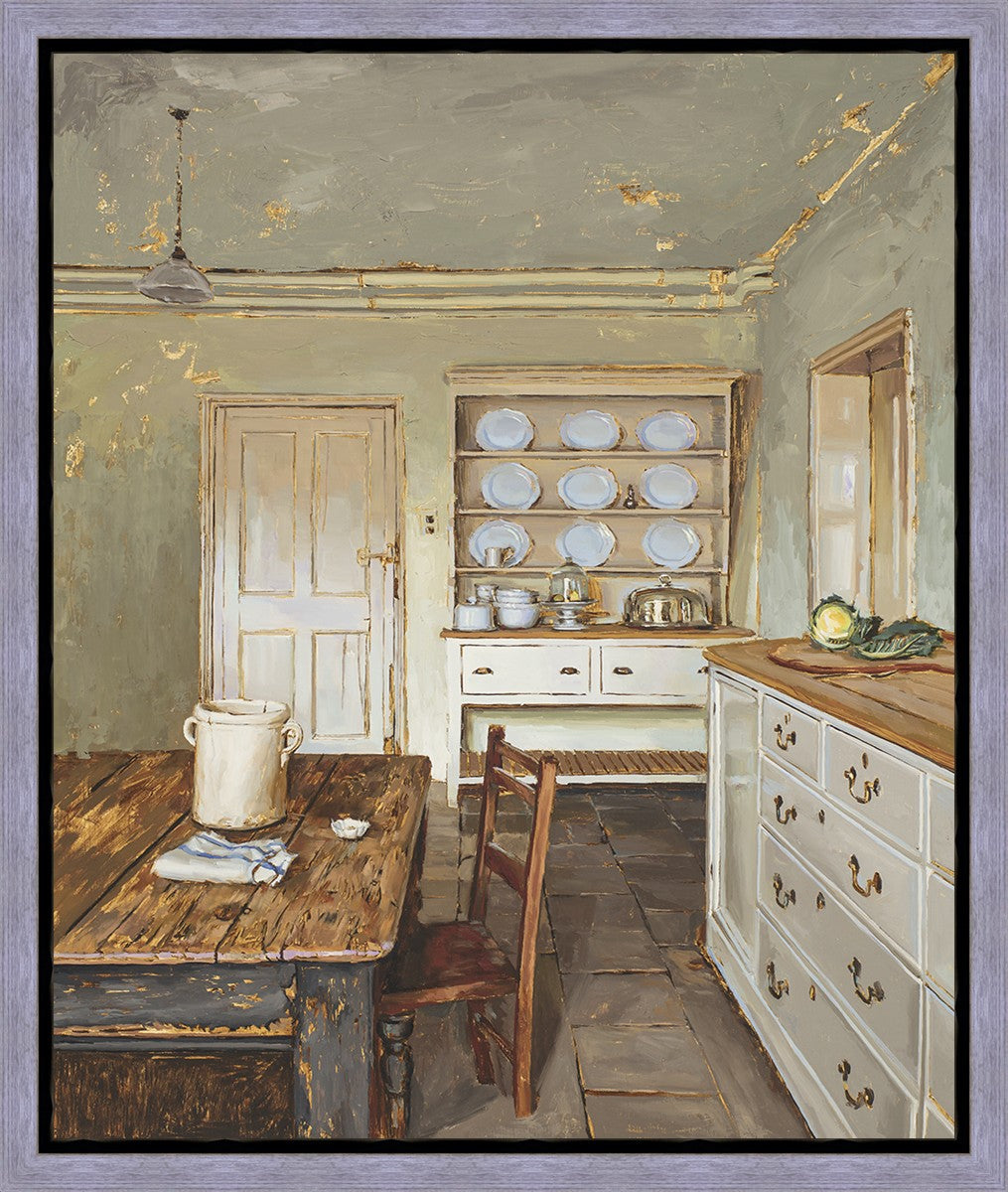 English Kitchen Interior Gallery Wrap
