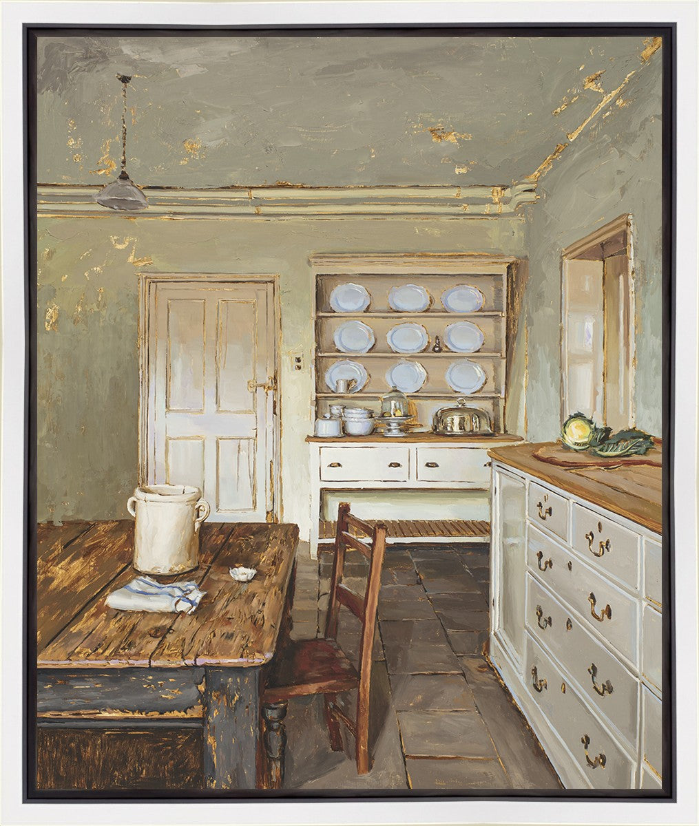 English Kitchen Interior Gallery Wrap