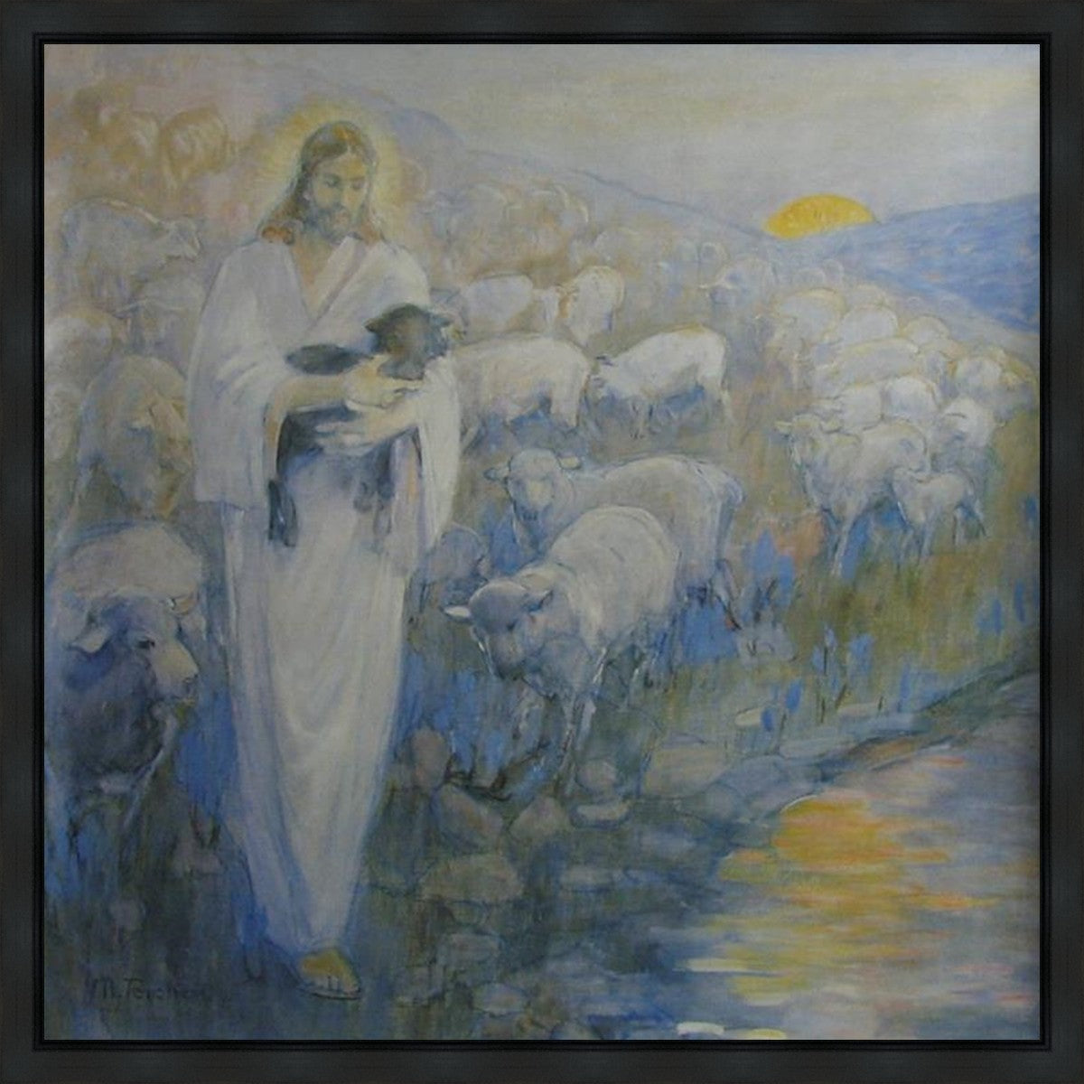 Rescue Of The Lost Lamb Gallery Wrap
